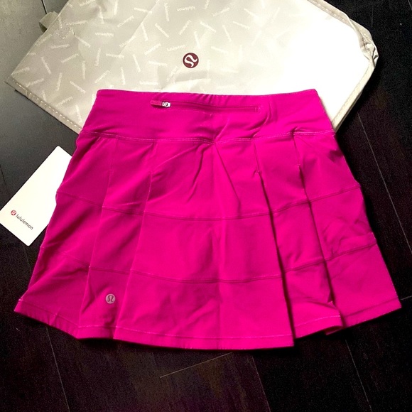 LULULEMON PACE RIVAL MR SKIRT *LONG RIPENED RASPBERRY (RIPR) SZ 2 NWT - Picture 2 of 11